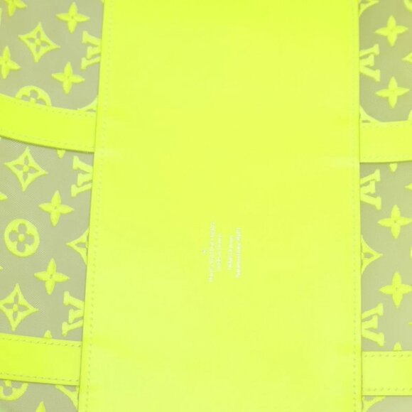 LOUIS VUITTON See Through Keepall Bandouliere 50 Bag Yellow M55380 Auth 112531A - Picture 11 of 16